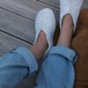 Tohkri unisex sussid naturaalsest lambavillast – valged 3