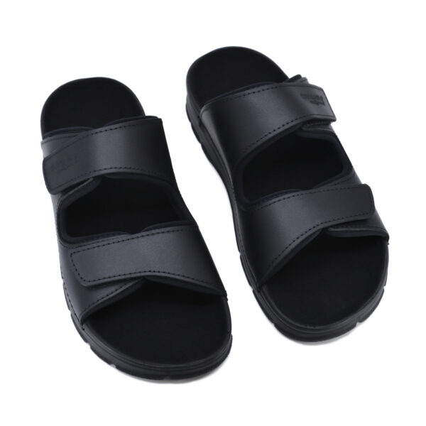 Madise nahksandaalid – mustad