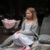 Poksa laste paljajalu sussid – roosad täppidega 4