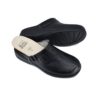 Loosu kinnise ninaga nahksandaalid – mustad 2
