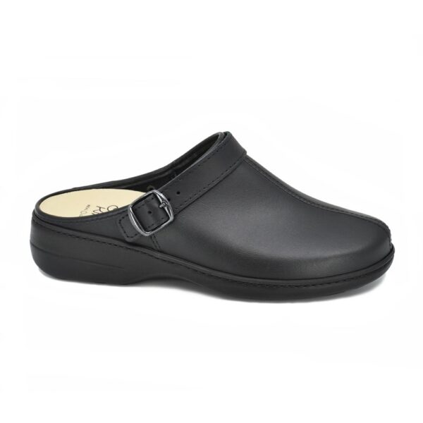 Professionaalsed kinnise ninaga sandaalid – mustad