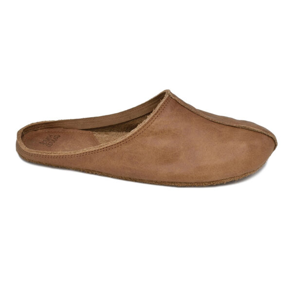 Sulbi taaskasutatud materjalist unisex sussid – pruunid