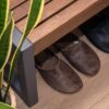 Sulbi taaskasutatud materjalist unisex sussid – tumepruunid 4